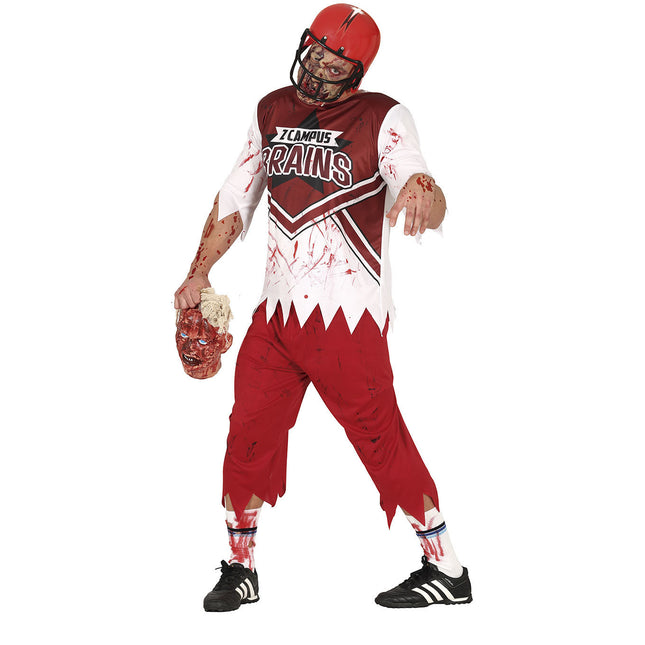 Rugby Zombie Halloween Kostüm Männer