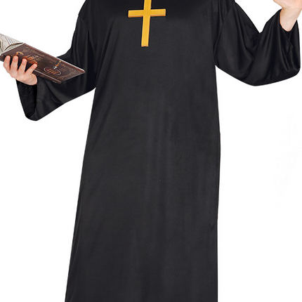 Priester Kostüm Schwarz