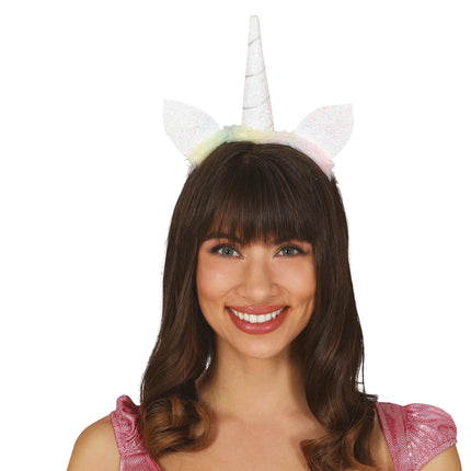 Tiara Einhorn Weiß