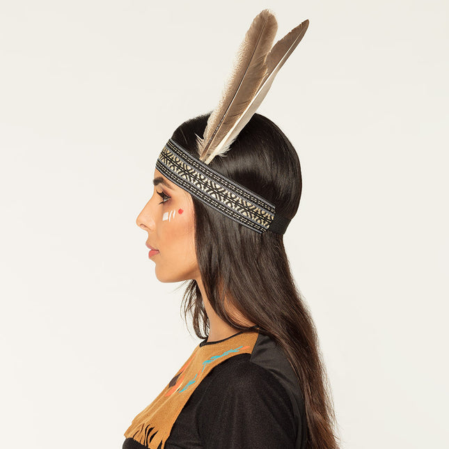 Stirnband Indianer