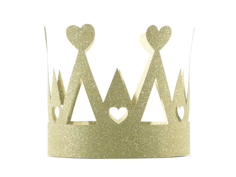 Goldene Krone Glitzer