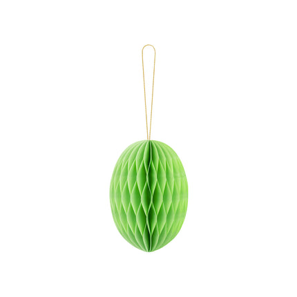 Hellgrünes Honigwaben-Osterei 12cm