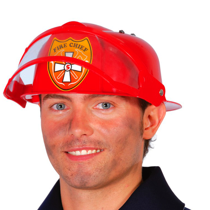 Feuerwehrhelm Rot