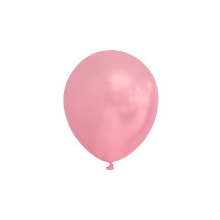 Rosa Luftballons Metallic 13cm 100 Stk.