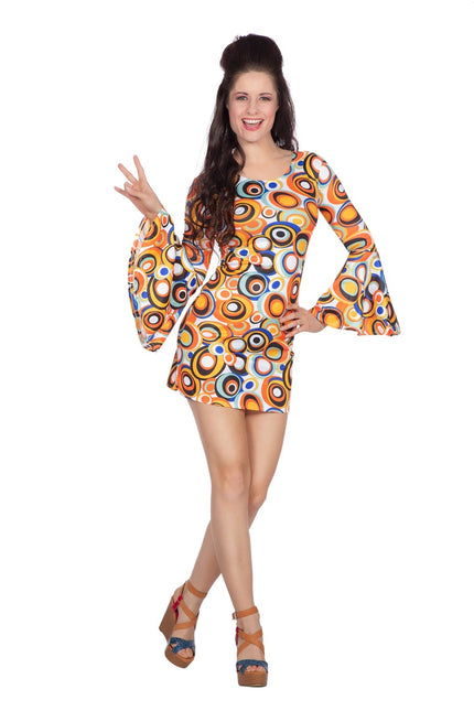 Hippie Kleid Schmetterlingsärmel