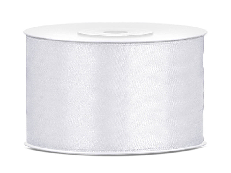 Satinband Weiß 38mm 25m