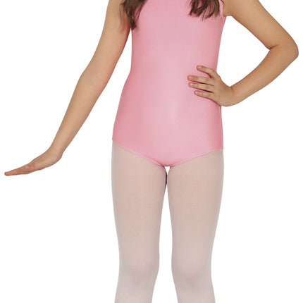 Mädchen Rosa Gymnastikanzug ärmellos