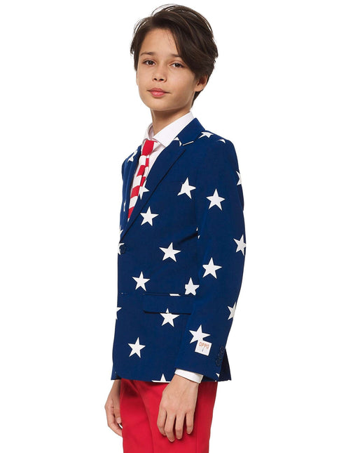 USA Stars Stripes Anzug Junge Teen <tc>OppoSuits</tc>
