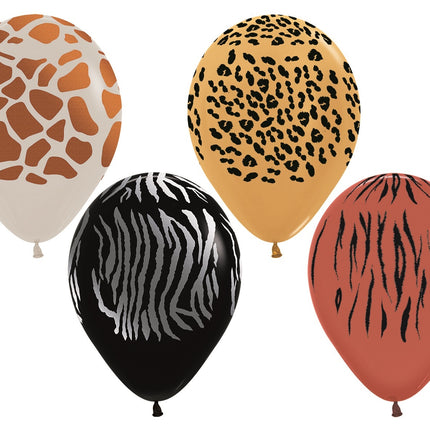 Ballons Tierdruck Metallic Tinte 30cm 25Stk