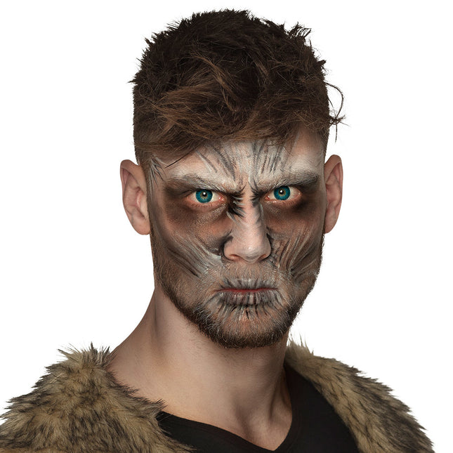 Halloween Farblinsen Blau
