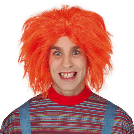 Halloween Perücke Orange