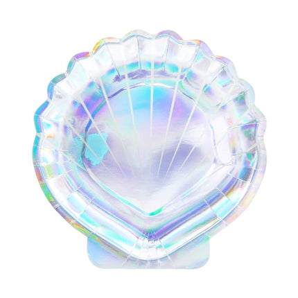 Muschelplatten Perle 18,5cm 6Stk.