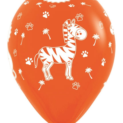 Ballons Dschungel Tiere Mix 30cm 25Stk