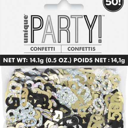 50 Jahre Konfetti Tasche 14gr