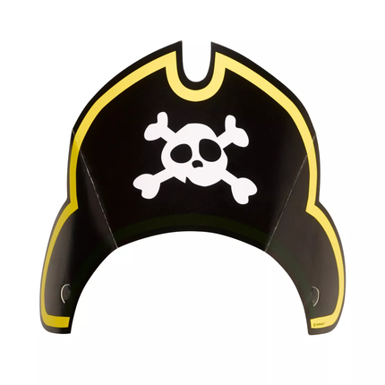 Piratenhut aus Karton 8 Stück