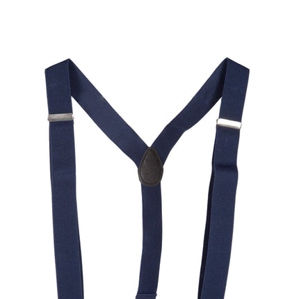 Dunkelblaue Hosenträger Luxe