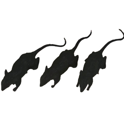 Tischdekoration Ratten 6cm 3Stk