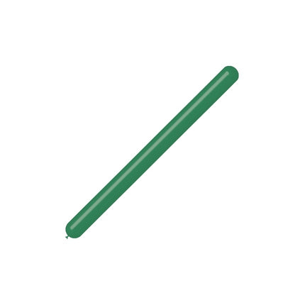 Dunkelgrüne Modellierballons 7,5cm 150cm 100Stk