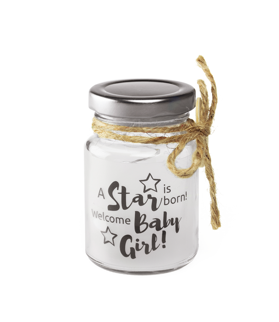 Stimmungslicht Welcome Baby Girl 14cm