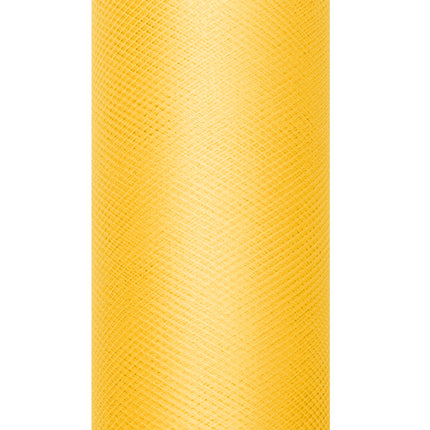 Gelbe Tüllrolle 15cm 9m