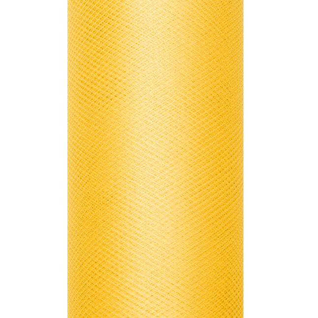 Gelbe Tüllrolle 15cm 9m