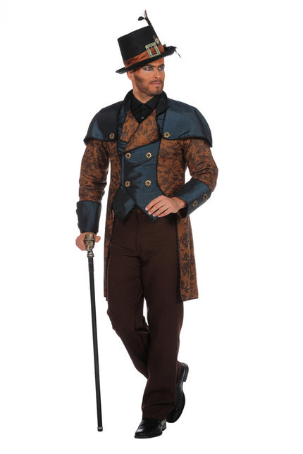 Steampunk Kostüm Blau