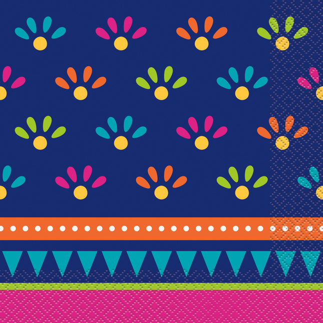 Mexikanische Servietten Boho 33cm 20Stück