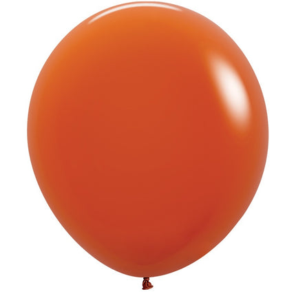 Ballons Sonnenuntergang Orange 45cm 25Stk