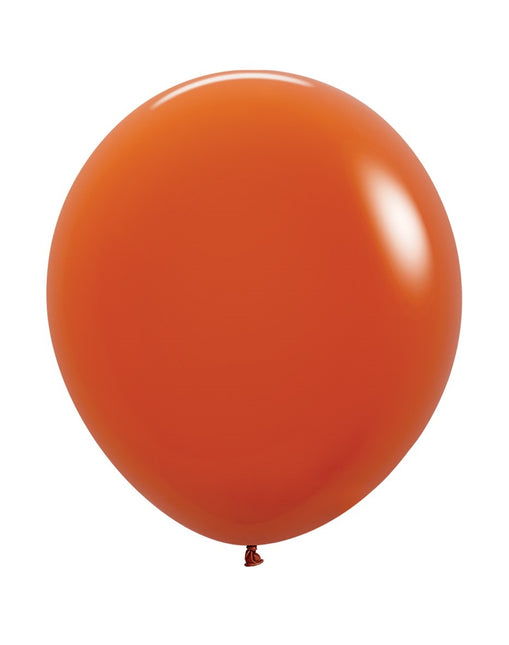 Ballons Sonnenuntergang Orange 45cm 25Stk