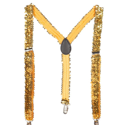 Gold Hosenträger Paillet