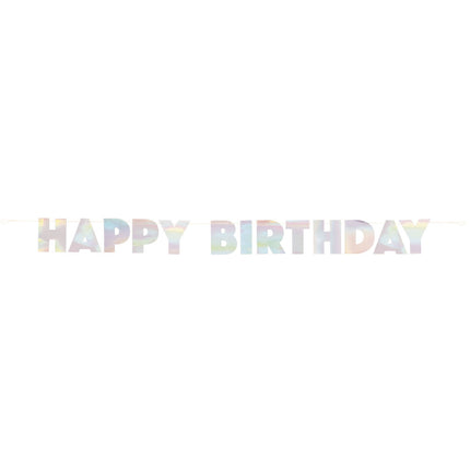 Letter String Happy Birthday Pearl 2.2m