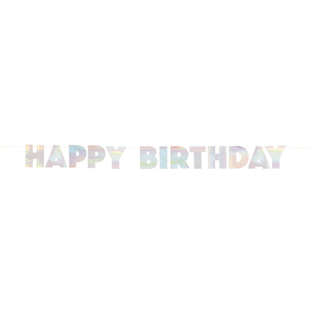 Letter String Happy Birthday Pearl 2.2m