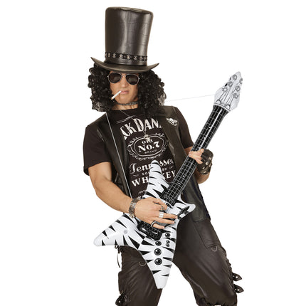 Zebra Aufblasbare Gitarre