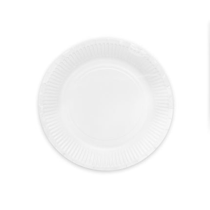 Weiße Pappteller 23cm 8Stück
