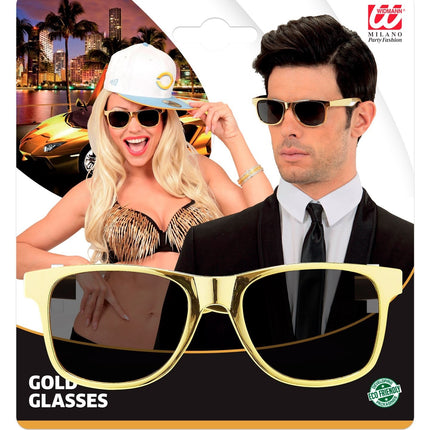Goldene Brille