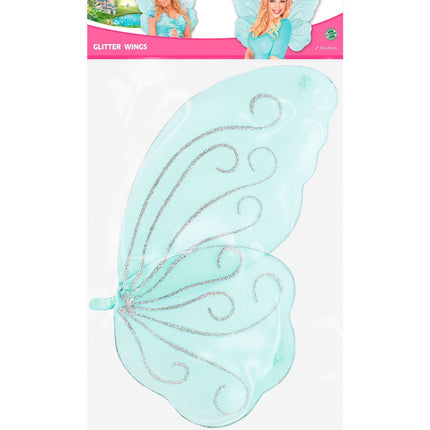 Hellblaue Flügel Schmetterling