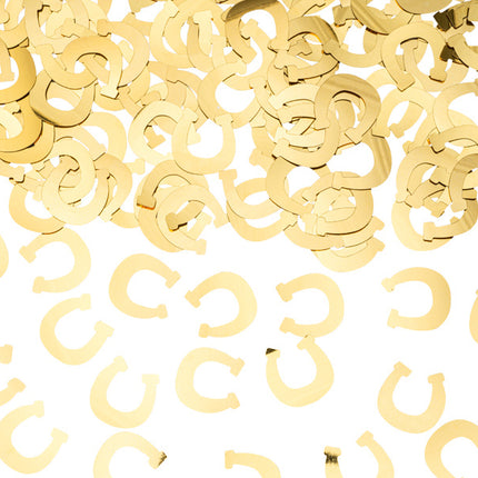 Gold Konfetti Hufeisen