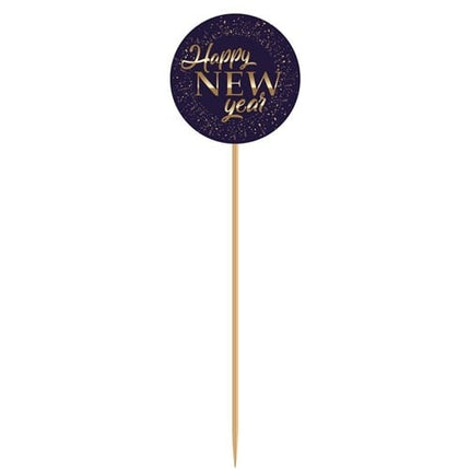 Frohes neues Jahr Cocktailstäbchen 8 Stk.