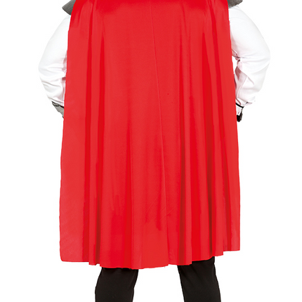 Ritteranzug Rotes Cape