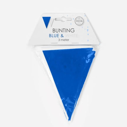 Girlande Blau Weiß 3m