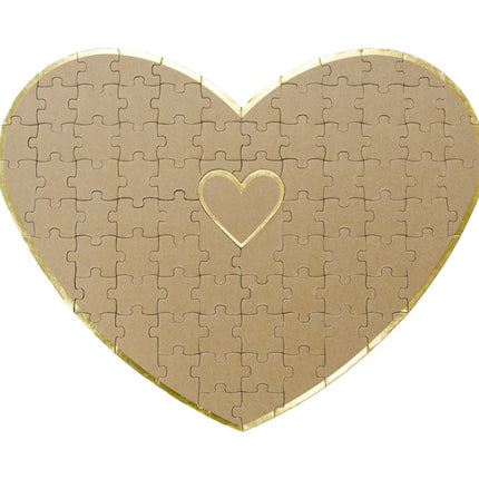 Gästebuch Herz Puzzle 45cm