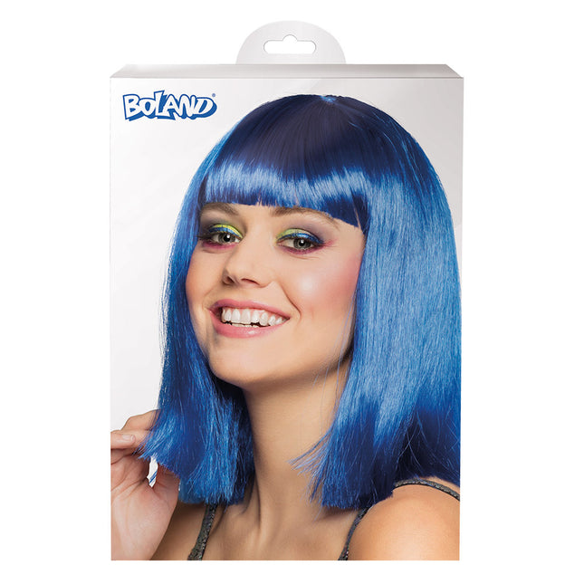 Blaue Perücke Tanz