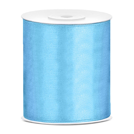 Satinband Hellblau 100mm 25m