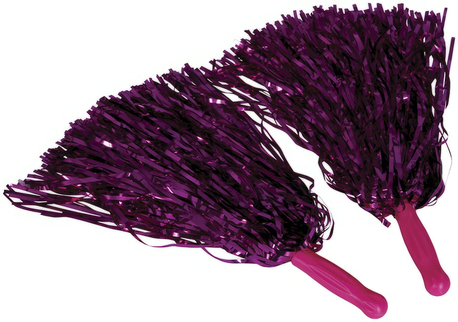Fuchsia Pompons 2Stück