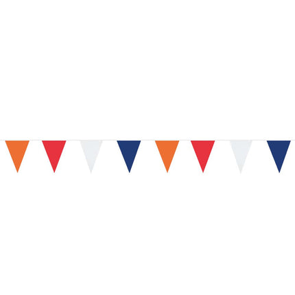 Flaggenleine Orange-Rot-Weiß-Blau 10m