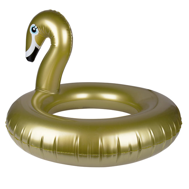 Schwimmkorb Schwan Gold 95cm