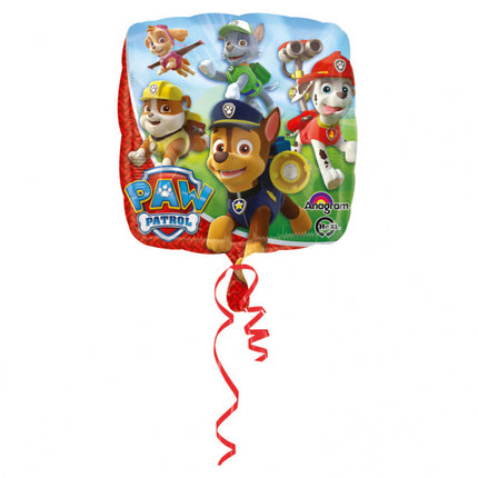 Paw Patrol Helium Ballon Quadratisch 43cm leer