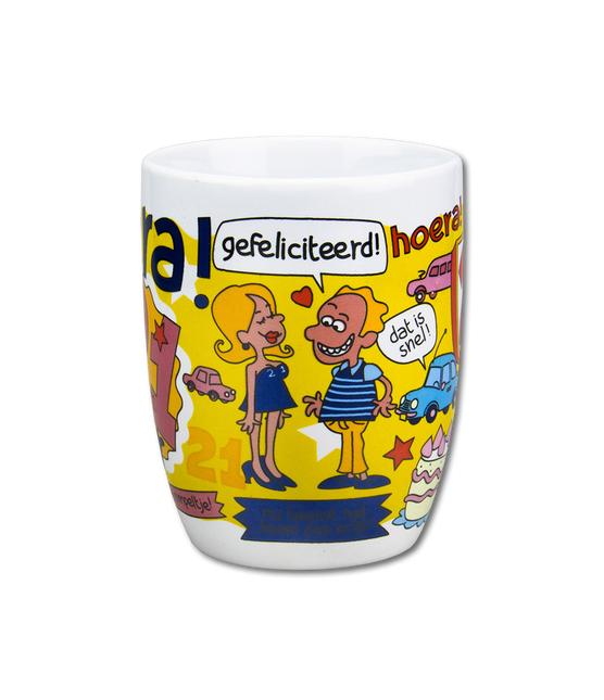 Becher 21 Jahre 12cm