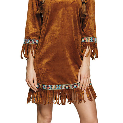 Indianerkleid Braun M