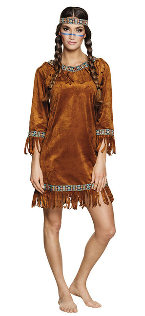 Indianerkleid Braun M
